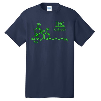 Cannabis Molecule Tall T-Shirt