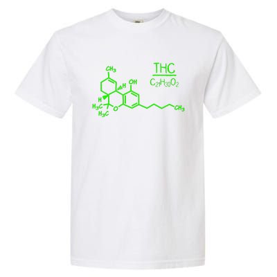 Cannabis Molecule Garment-Dyed Heavyweight T-Shirt