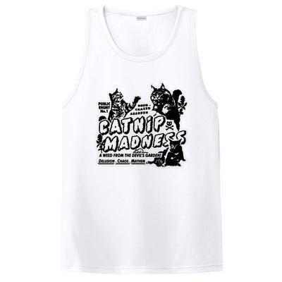 Catnip Madness Catnip Funny Cat Catnip Madness Cute Cat Cat Cool Cat Cats PosiCharge Competitor Tank