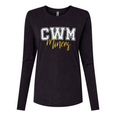 Cwm Miners Womens Cotton Relaxed Long Sleeve T-Shirt