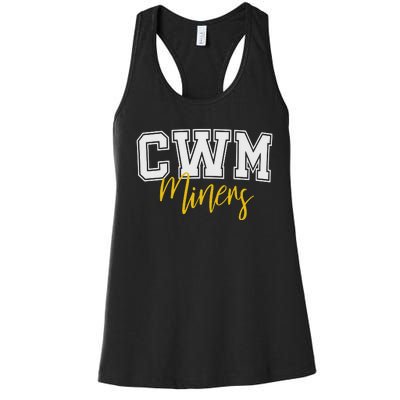 Cwm Miners Women's Racerback Tank