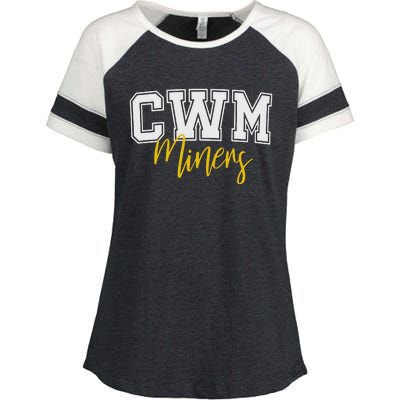 Cwm Miners Enza Ladies Jersey Colorblock Tee