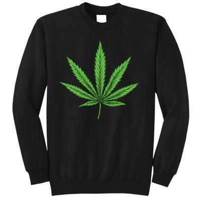 Cannabis Marijuana Tall Sweatshirt