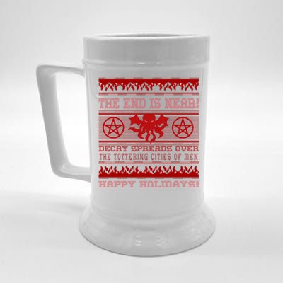 Cthulhu Merry Christmas Ugly Great Gift Beer Stein