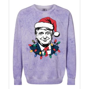 Christmas Maga Christmas Trump Funny Holiday Colorblast Crewneck Sweatshirt