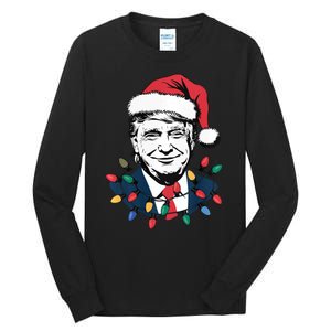 Christmas Maga Christmas Trump Funny Holiday Tall Long Sleeve T-Shirt