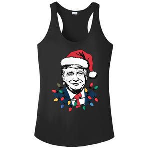 Christmas Maga Christmas Trump Funny Holiday Ladies PosiCharge Competitor Racerback Tank