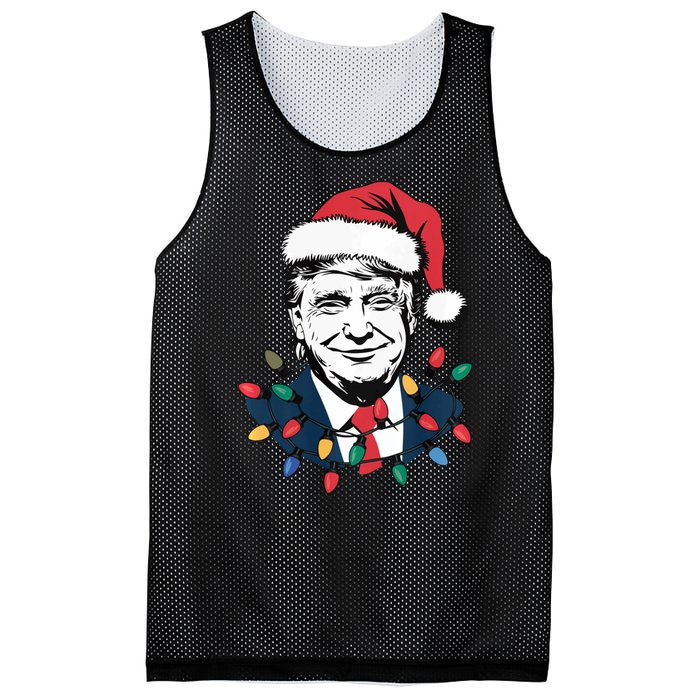 Christmas Maga Christmas Trump Funny Holiday Mesh Reversible Basketball Jersey Tank