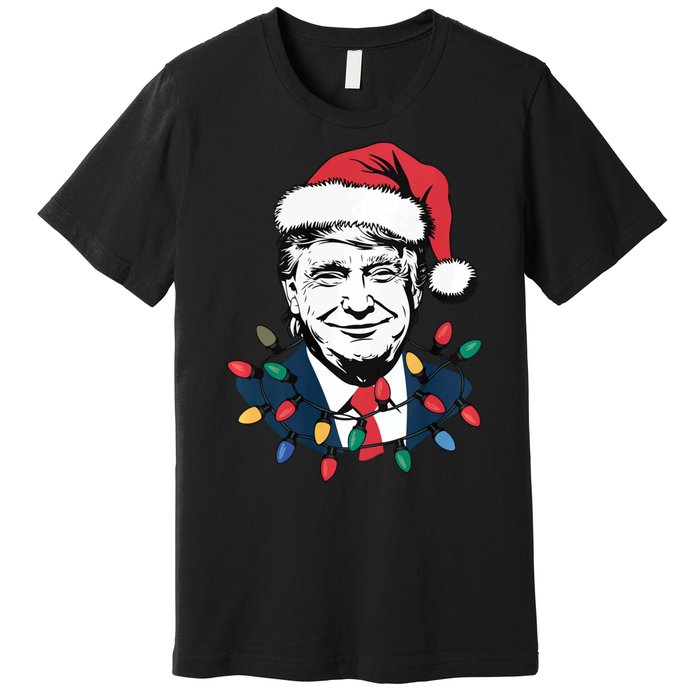 Christmas Maga Christmas Trump Funny Holiday Premium T-Shirt