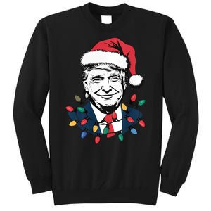 Christmas Maga Christmas Trump Funny Holiday Tall Sweatshirt