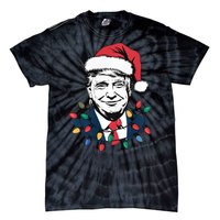 Christmas Maga Christmas Trump Funny Holiday Tie-Dye T-Shirt