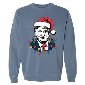 Christmas Maga Christmas Trump Funny Holiday Garment-Dyed Sweatshirt