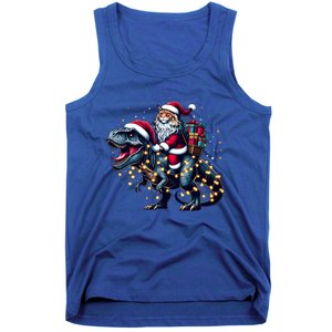 Cute Maine Coon Santa Hat Trex Christmas Maine Coon Owners Gift Tank Top