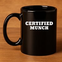 Certified Munch 11oz C Handle Ceramic Mug