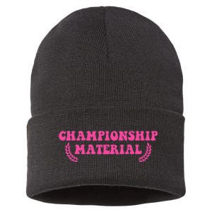 Championship Material Sustainable Knit Beanie