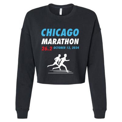 Chicago Marathon Cropped Pullover Crew