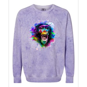 Colorful Monkey Colorblast Crewneck Sweatshirt