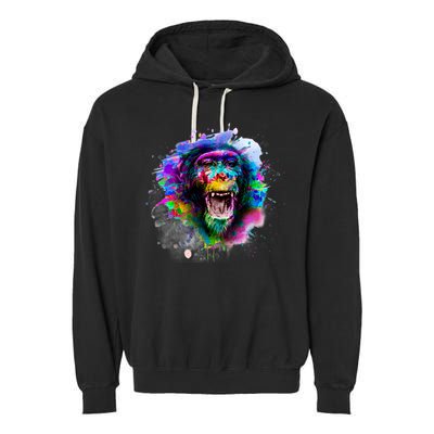 Colorful Monkey Garment-Dyed Fleece Hoodie