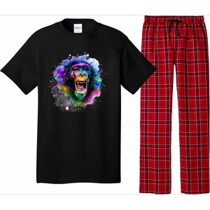 Colorful Monkey Pajama Set