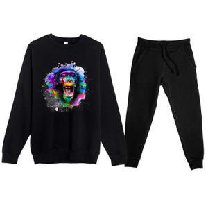 Colorful Monkey Premium Crewneck Sweatsuit Set