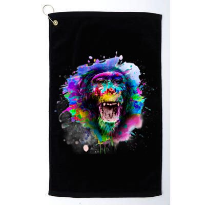 Colorful Monkey Platinum Collection Golf Towel