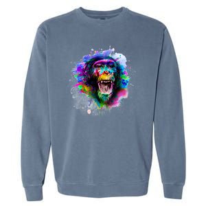 Colorful Monkey Garment-Dyed Sweatshirt