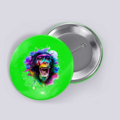 Colorful Monkey Button