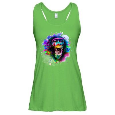 Colorful Monkey Ladies Essential Flowy Tank