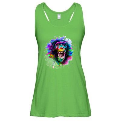 Colorful Monkey Ladies Essential Flowy Tank