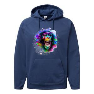 Colorful Monkey Performance Fleece Hoodie