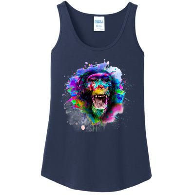 Colorful Monkey Ladies Essential Tank