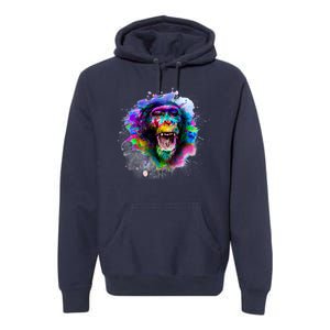 Colorful Monkey Premium Hoodie