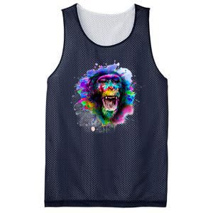 Colorful Monkey Mesh Reversible Basketball Jersey Tank