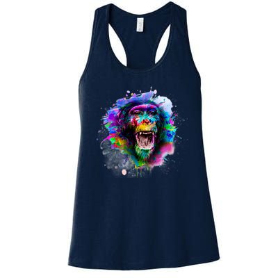 Colorful Monkey Women's Racerback Tank