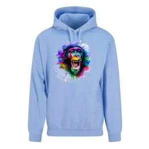 Colorful Monkey Unisex Surf Hoodie