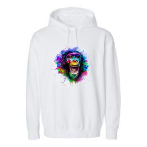 Colorful Monkey Garment-Dyed Fleece Hoodie