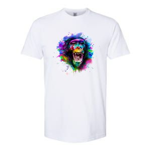 Colorful Monkey Softstyle CVC T-Shirt