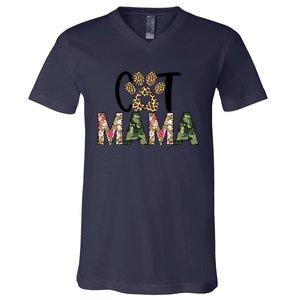 Cat Mama V-Neck T-Shirt