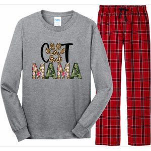 Cat Mama Long Sleeve Pajama Set