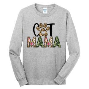 Cat Mama Tall Long Sleeve T-Shirt