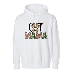 Cat Mama Garment-Dyed Fleece Hoodie