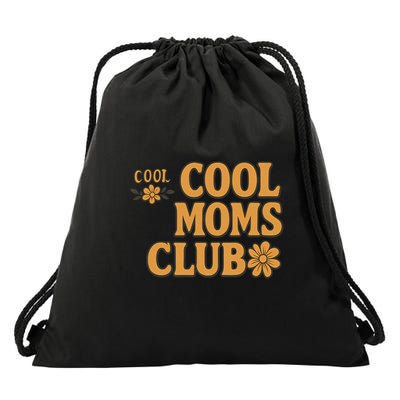 Cool Moms Club Drawstring Bag