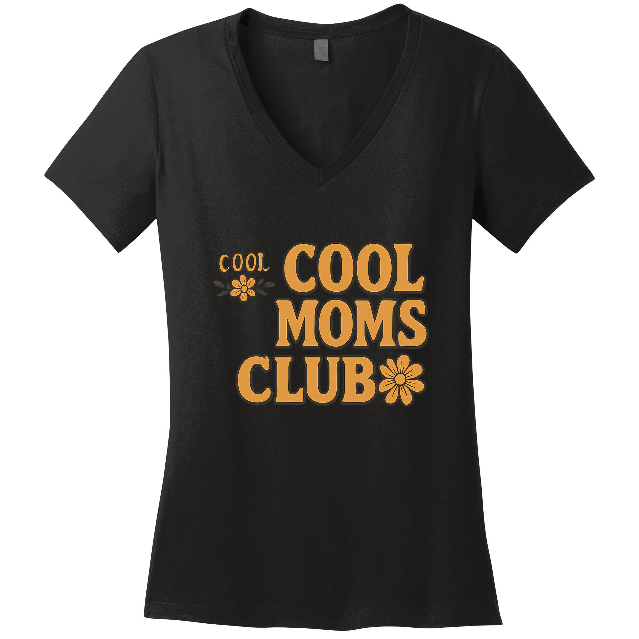Cool Moms Club Women's V-Neck T-Shirt