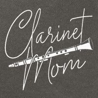 Clarinet Mom Clarinetist Marching Band Player Music Lover Cotton Canvas Backpack