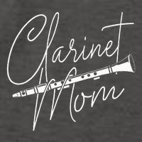 Clarinet Mom Clarinetist Marching Band Player Music Lover Vector Backpack