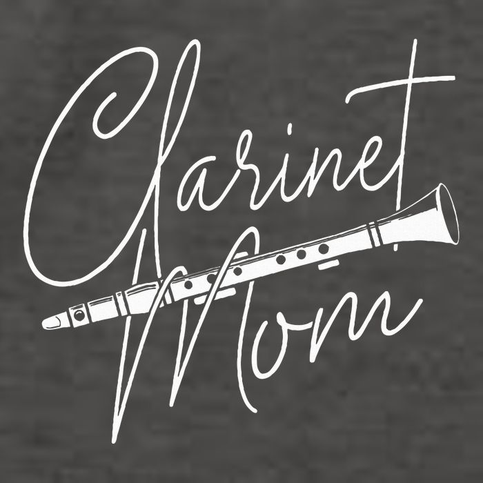 Clarinet Mom Clarinetist Marching Band Player Music Lover Vector Backpack