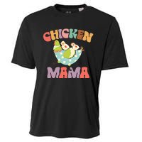 Chicken Mama Chick Mom Chicken Mother Farmer Mother's Day Cooling Performance Crew T-Shirt