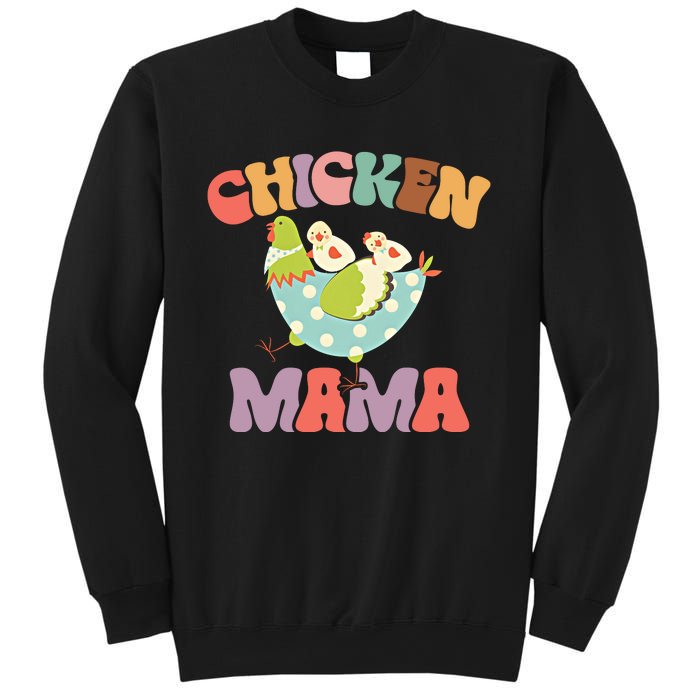 Chicken Mama Chick Mom Chicken Mother Farmer Mother's Day Sweatshirt