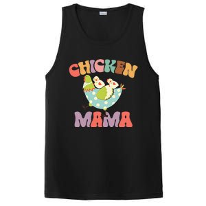 Chicken Mama Chick Mom Chicken Mother Farmer Mother's Day PosiCharge Competitor Tank