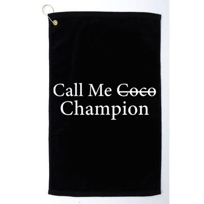 Call Me Coco Call Me Champion Golf Towel
